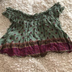 Band of Gypsies off the shoulder top